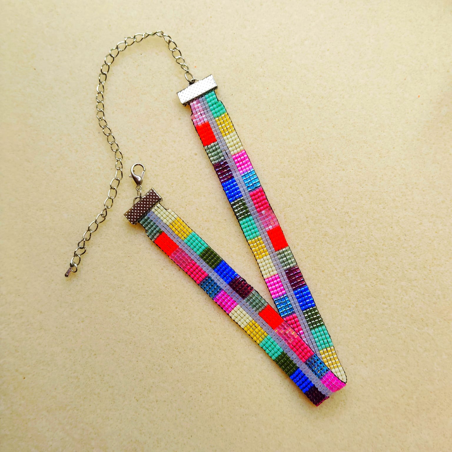 Collar en Telar - Estilo Choker - Imagen 5