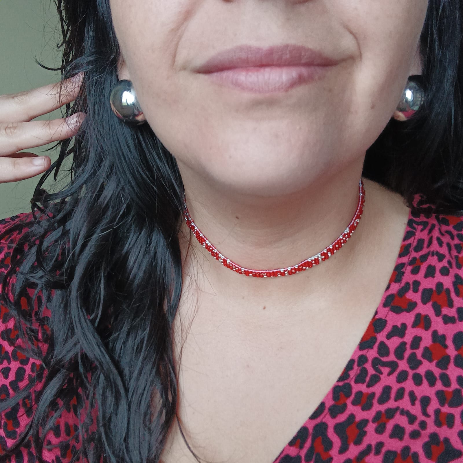 Collar en Telar - Estilo Choker - Imagen 7